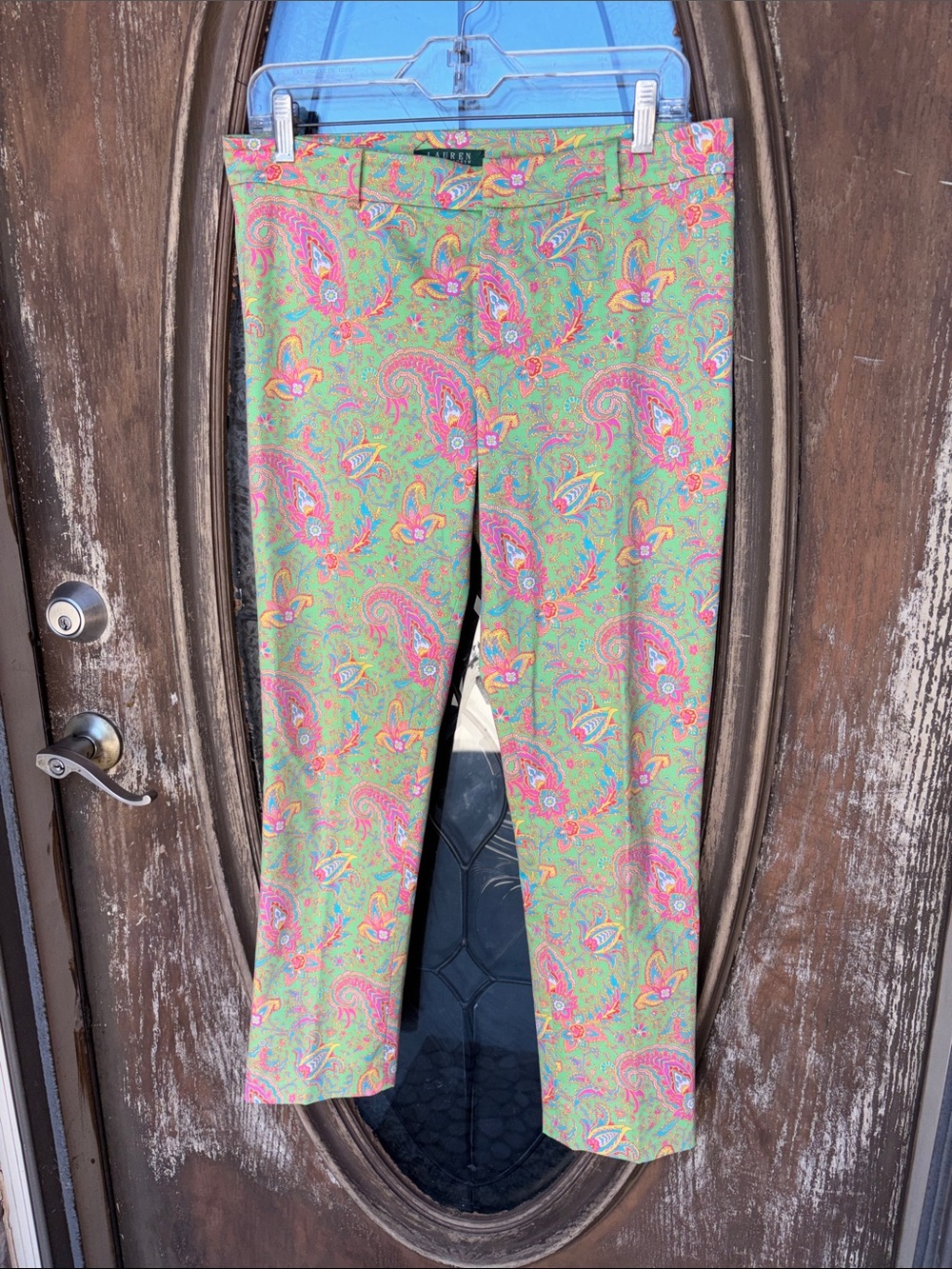 Lauren Ralph Lauren paisley print pants! Size 8P